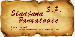 Slađana Panzalović vizit kartica